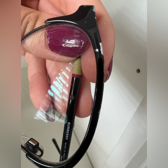 BURBERRY London 1318 Unisex prescription Eyeglasses Black Made in Italy - Picture 10 of 16